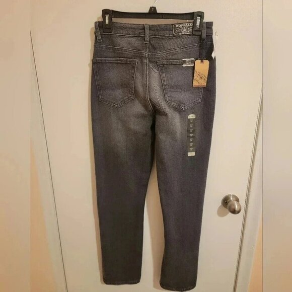 Buffalo David Bitton Grey High Rise Jeans NWT 28x30 Cowgirl Rickabilly MSRP $99 - Picture 2 of 12